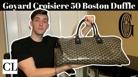 goyard sac boston 50 price|Goyard duffle bag review.